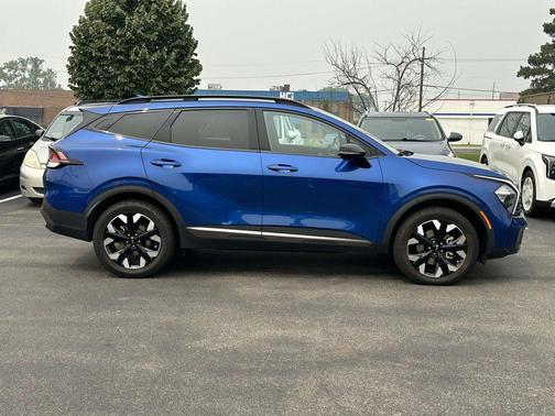 Sapphire Blue 2023 Kia Sportage X-Line