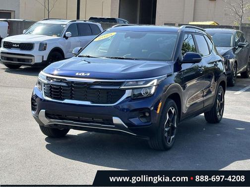 Dark Ocean Blue 2025 Kia Seltos EX