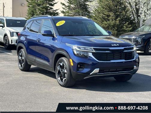 Dark Ocean Blue 2025 Kia Seltos EX