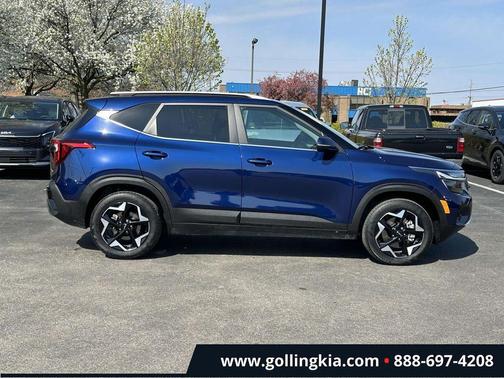 Dark Ocean Blue 2025 Kia Seltos EX