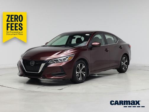 Burgundy 2020 Nissan Sentra SV