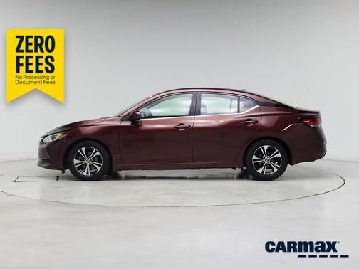 Burgundy 2020 Nissan Sentra SV