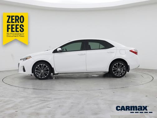 White 2015 Toyota Corolla S Plus