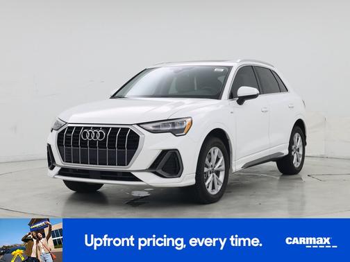 White 2021 Audi Q3 S-Line Premium