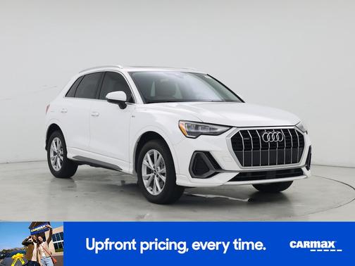 White 2021 Audi Q3 S-Line Premium