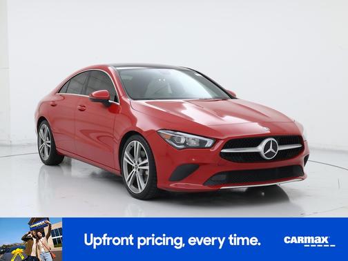 Red 2020 Mercedes-Benz CLA 250 Sedan