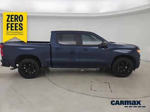 Blue 2022 Chevrolet Silverado 1500 Custom