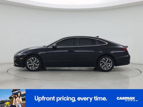 Black 2021 Hyundai SONATA SEL