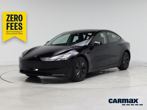 Black 2025 Tesla Model 3 Long Range