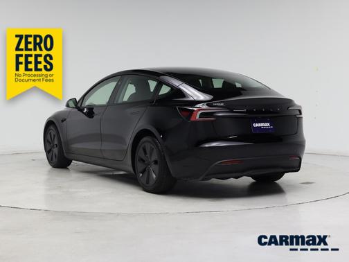 Black 2025 Tesla Model 3 Long Range