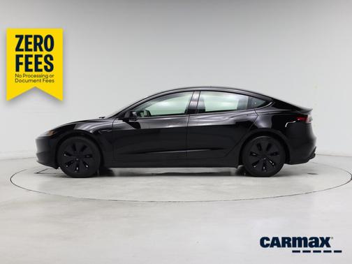 Black 2025 Tesla Model 3 Long Range