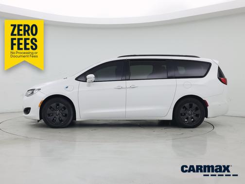 White 2020 Chrysler Pacifica Hybrid Red S