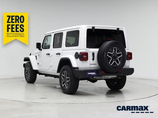 White 2025 Jeep Wrangler Sahara