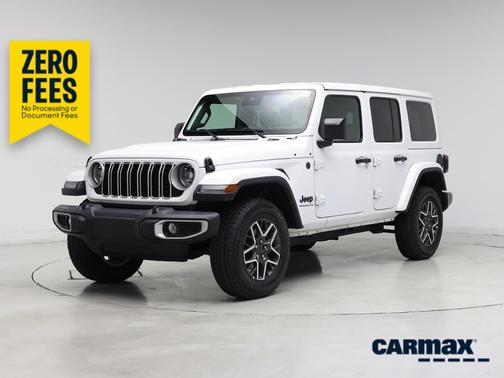 White 2025 Jeep Wrangler Sahara