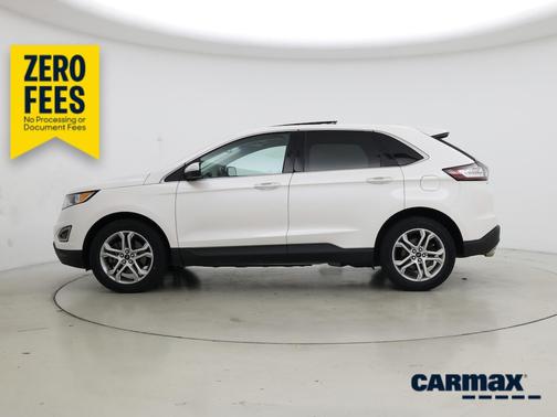 White 2015 Ford Edge Titanium