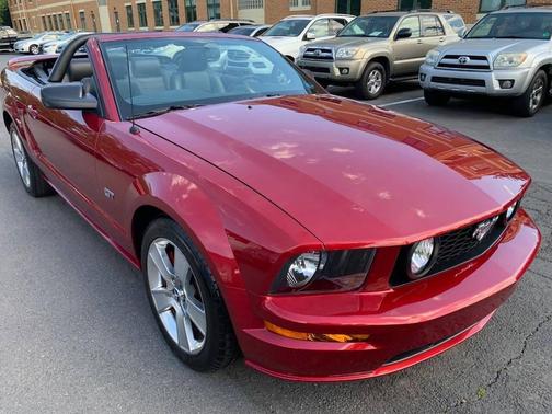 Red 2007 Ford Mustang GT