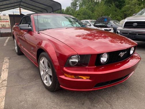 Red 2007 Ford Mustang GT