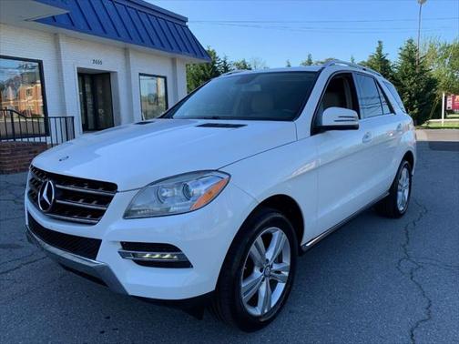 White 2014 Mercedes-Benz M-Class 4MATIC