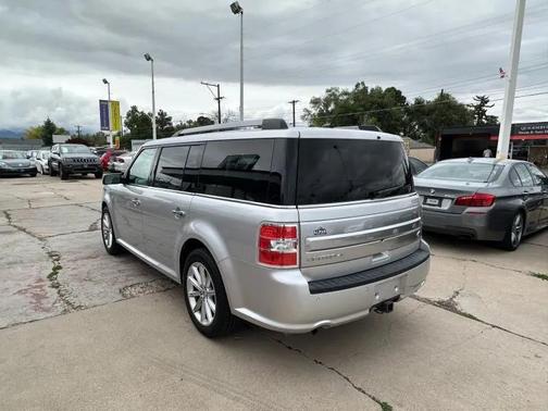 White Platinum Metallic Tri-Coat 2015 Ford Flex Limited