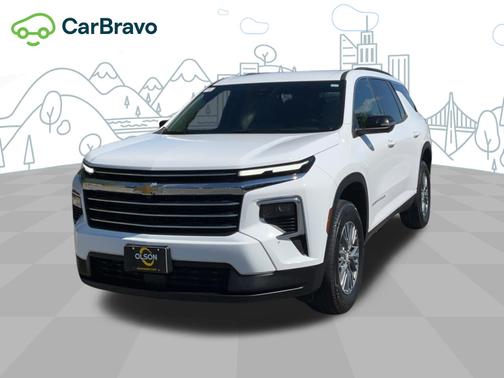 Summit White 2026 Chevrolet Traverse LT