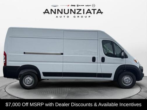 Bright White Clearcoat 2026 RAM ProMaster 3500 High Roof