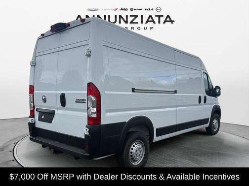 Bright White Clearcoat 2026 RAM ProMaster 3500 High Roof