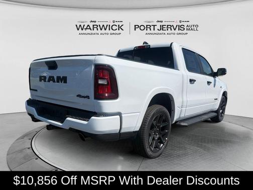 Bright White Clearcoat 2026 RAM 1500 Laramie