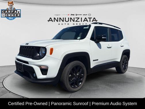 Alpine White Clearcoat 2022 Jeep Renegade Altitude