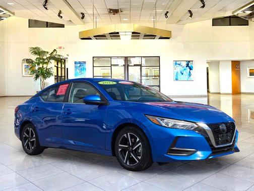 Electric Blue Metallic 2023 Nissan Sentra SV