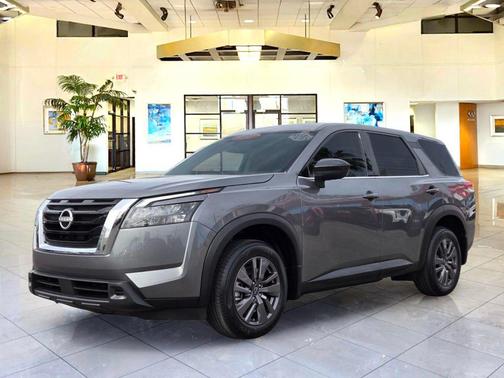 Gun Metallic 2023 Nissan Pathfinder S FWD SUV