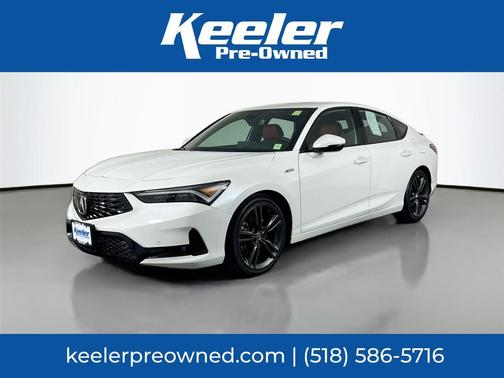 Platinum White Pearl 2024 Acura Integra A-SPEC Technology