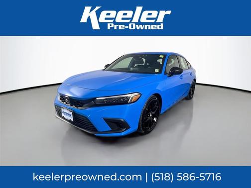 Boost Blue Pearl 2024 Honda Civic Sport