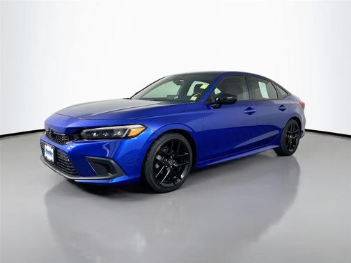 Aegean Blue Metallic 2022 Honda Civic Sport