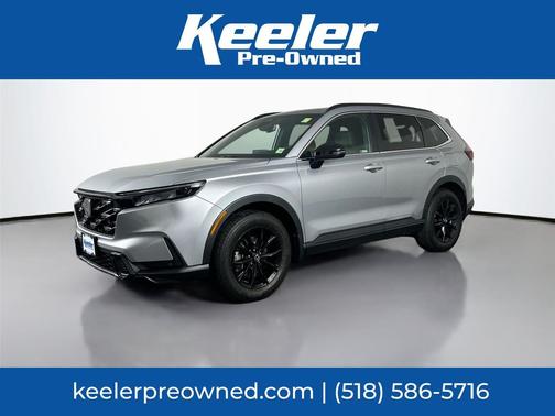 Lunar Silver Metallic 2024 Honda CR-V Hybrid Sport AWD