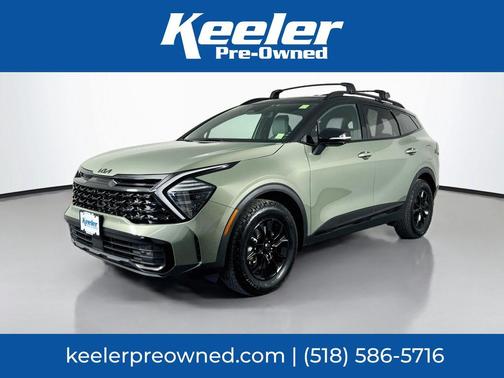 Jungle Green/Ebony Black Roof 2025 Kia Sportage S