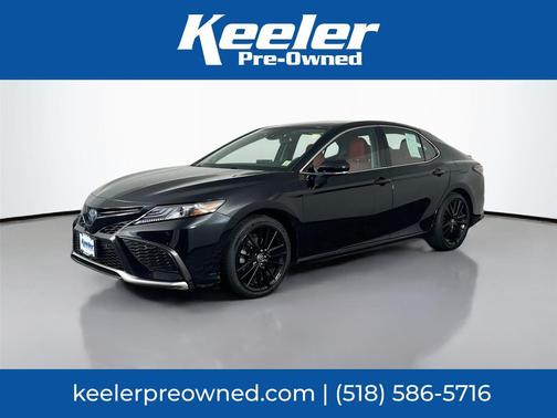 Midnight Black Metallic 2022 Toyota Camry XSE