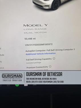 2021 Tesla Model Y Long Range Dual Motor All-Wheel Drive