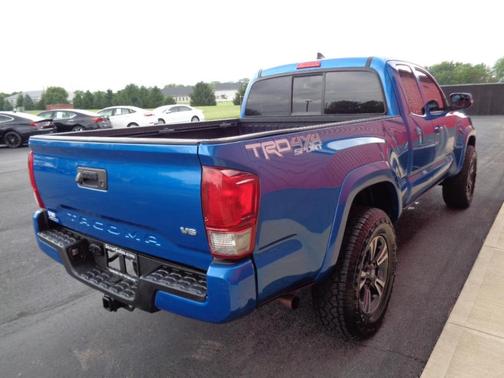 Blue 2017 Toyota Tacoma TRD Sport