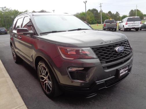 Gray 2018 Ford Explorer sport
