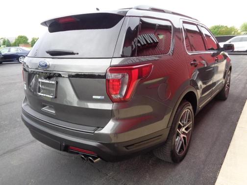 Gray 2018 Ford Explorer sport