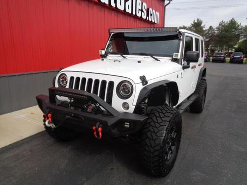 White 2016 Jeep Wrangler Unlimited Sahara