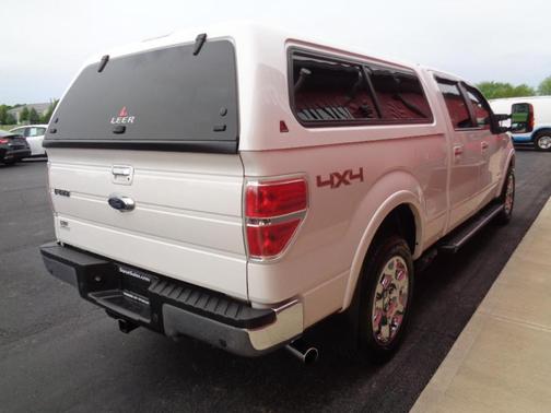Pearl White 2014 Ford F-150 Lariat
