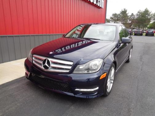 Blue 2012 Mercedes-Benz C-Class C 300 4MATIC Luxury