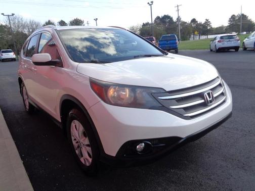 White 2013 Honda CR-V EX-L