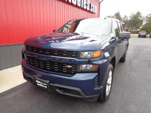 Blue 2020 Chevrolet Silverado 1500 Custom