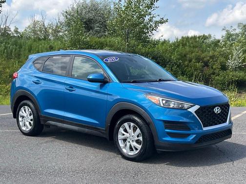 Aqua Blue 2021 Hyundai TUCSON SE