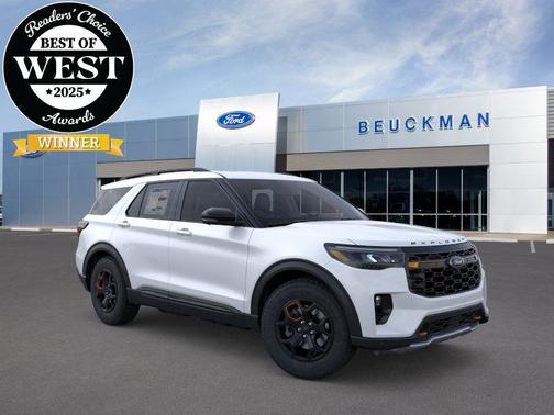 STAR WHITE MET TRI-COAT 2026 Ford Explorer Tremor