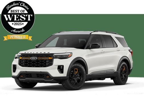 STAR WHITE MET TRI-COAT 2026 Ford Explorer Tremor