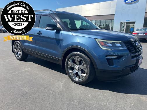 BLUE METALLIC 2018 Ford Explorer Sport