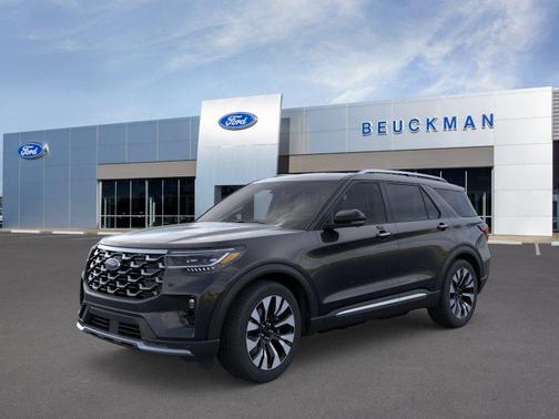 AGATE BLACK METALLIC 2026 Ford Explorer Platinum